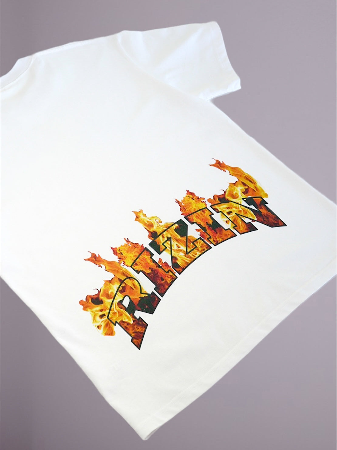 White Rizin Flame T-Shirt