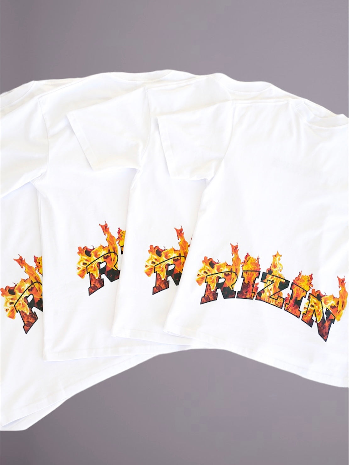White Rizin Flame T-Shirt