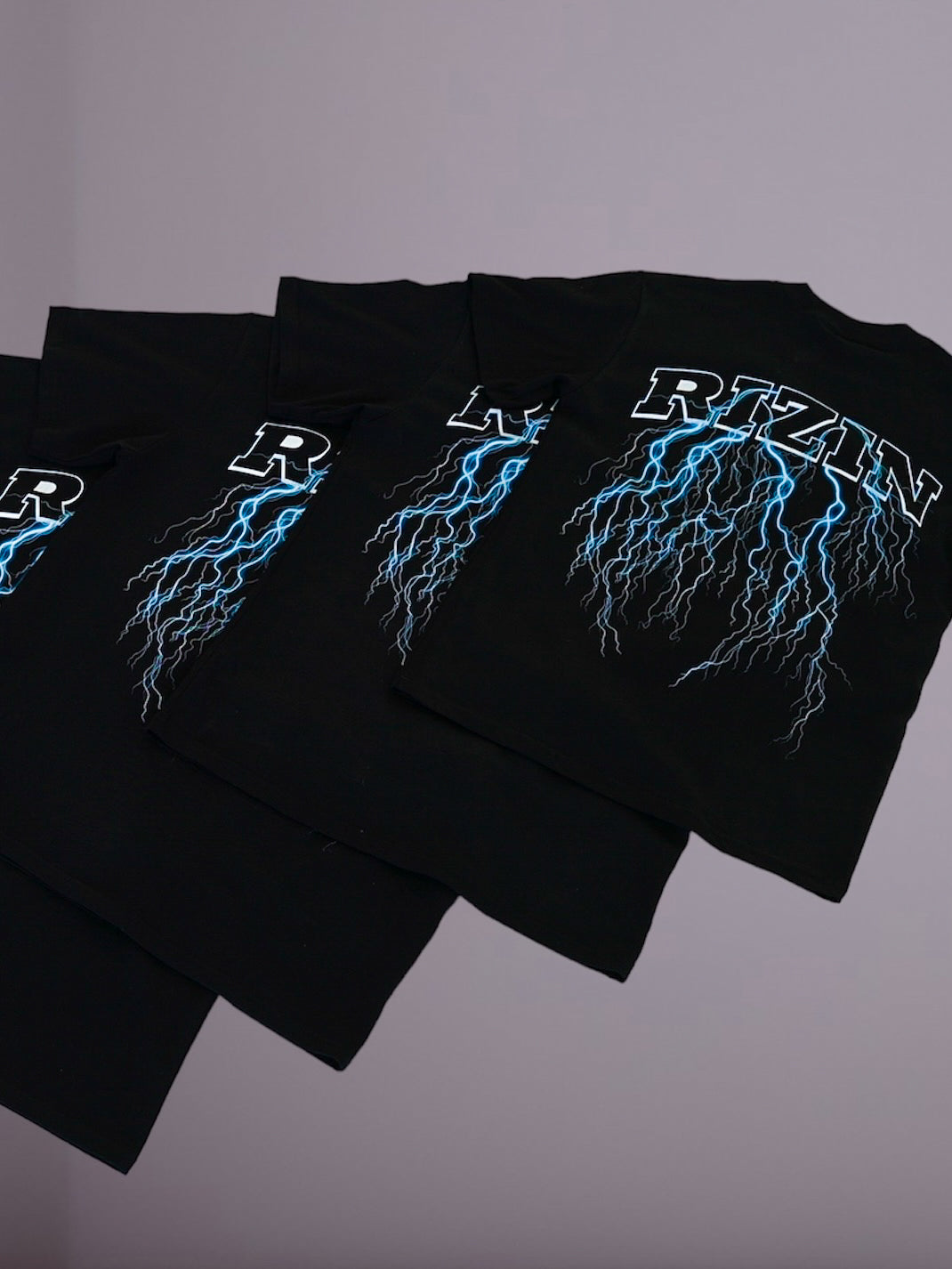 Black Rizin Lightning T-Shirt